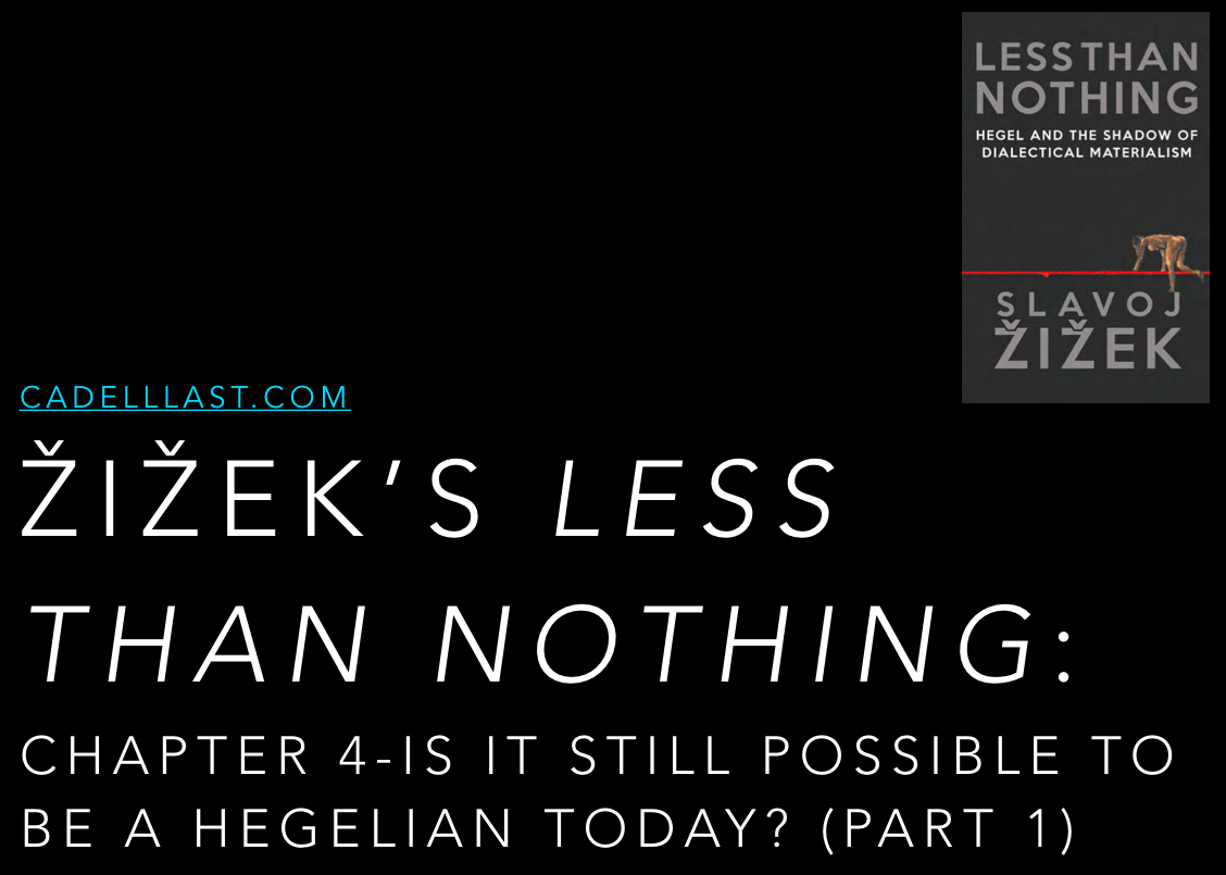 人文 Less Than Nothing: Hegel and the Shadow Less Than Nothing